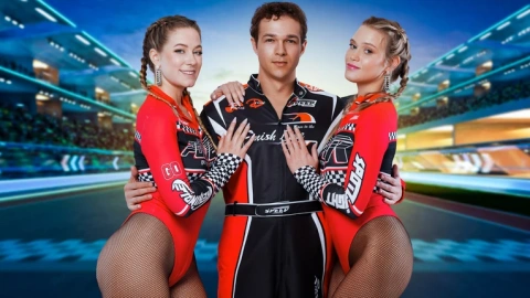 Chloe & River's Flag Girl Audition – Hot Fuck