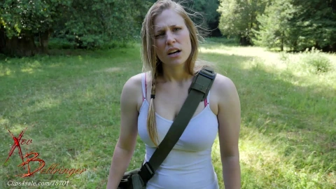 Xev Bellringer Blowjob - Outdoor Thirst Quench with Water