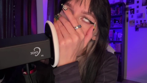 ASMR Mouth Sounds - Sage's Inaudible Curse Words (3Dio)