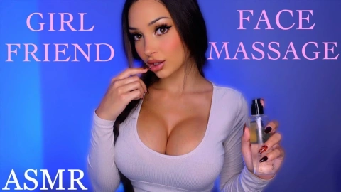 ASMR Face Massage - Iced Mocha, Soft Spoken & Relaxing