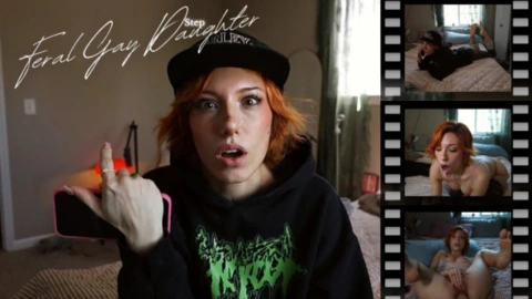 Elle Marz - Feral Stepdaughter & Lesbian Fun