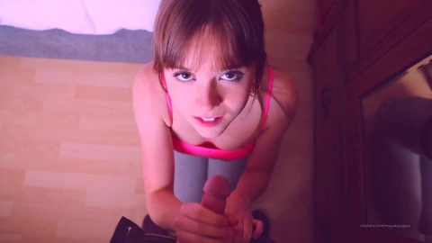 Maya Kayagaia Strokes Cock to Cum