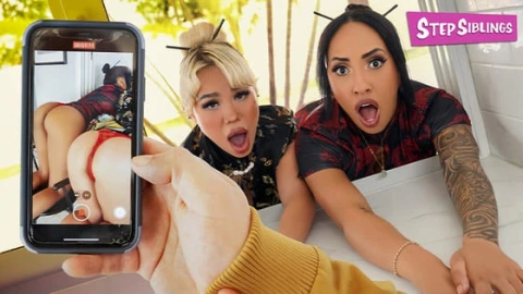 Luna Luxe & Kona Jade – Caught, Stuck, Intense Fun