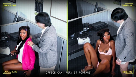 Office power play: IT Guy fucks nerdy employee