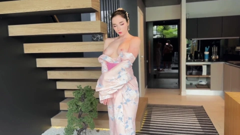 Blue-eyed Geisha Fucked by Sweetie Fox - All Positions & Cumshot
